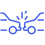 vector accidente de coches